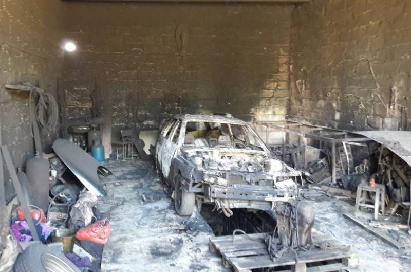 Прошедшая неделя в пожарной службе Темрюкского района: злоумышленники сожгли СТО и складированные лесоматериалы