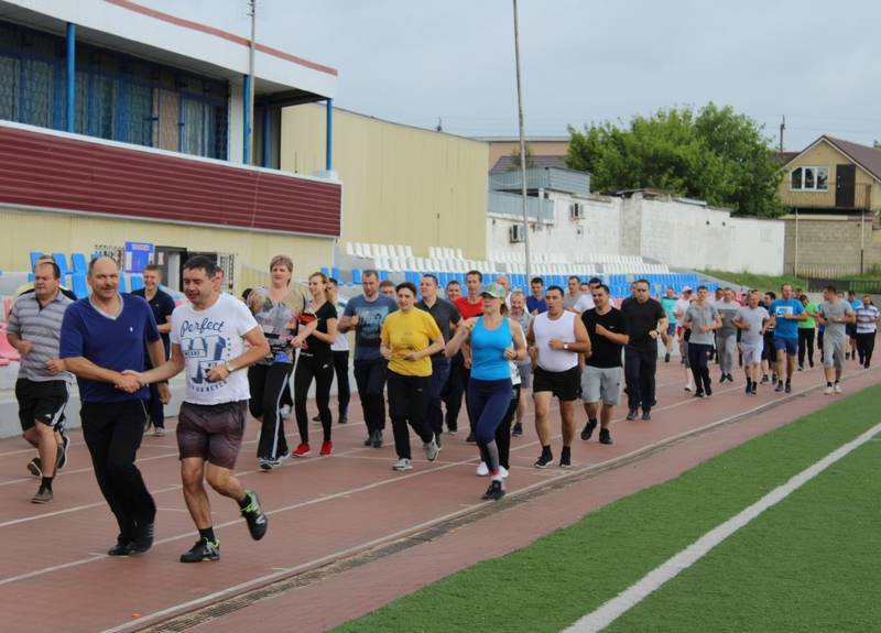 Темрюкские полицейские приняли участие в спортивной акции «Антинарко»