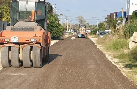 В Голубицкой в аккурат летом начали ремонтировать дороги