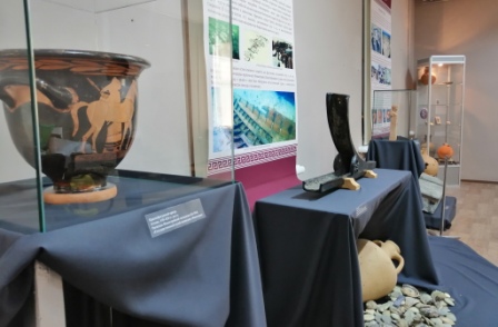 В Геленджикском историко-краеведческом музее официально открыта выставка: «Фанагория. Тайны древнего города» 