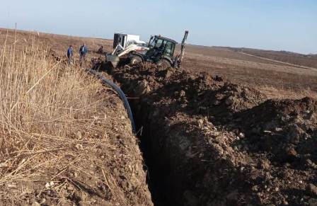 В Темрюкском районе завершён капитальный ремонт магистрального водовода В-30