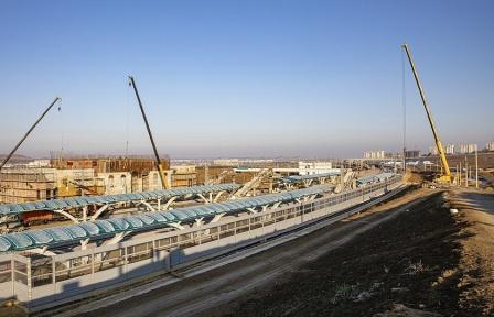 На железнодорожных станциях с обеих сторон Крымского моста начали настраивать автоматику