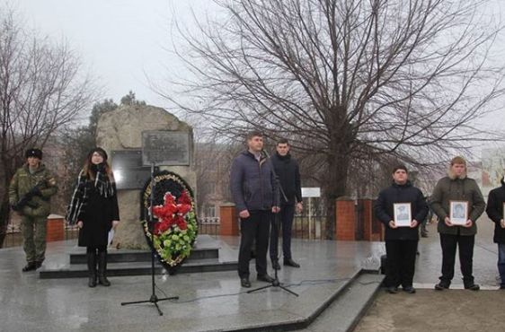 В Темрюке прошёл митинг памяти погибших при исполнении воинского долга