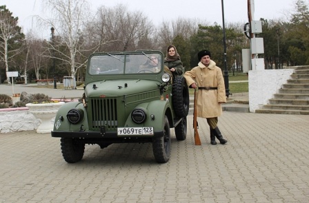 В Темрюке прошла военная выставка, посвящённая празднику 23 Февраля