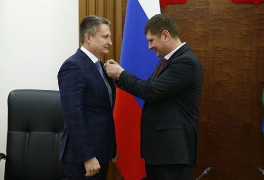 Мэр Темрюка удостоен медали «За выдающийся вклад в развитие Кубани»