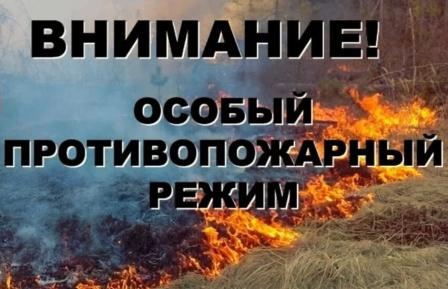 На территории Темрюкского района введён особый противопожарный режим