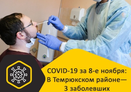 Статистика заболевания Covid-19 на Кубани за 8-ое ноября: заразились 144 человека; выздоровели – 58; умерли – 6 