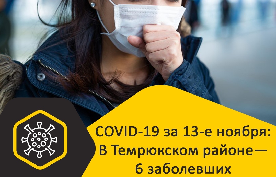 Статистика заболевания COVID-19 на Кубани за 13-ое ноября: заразились 156 человек; выздоровели – 59; умерли – 5 