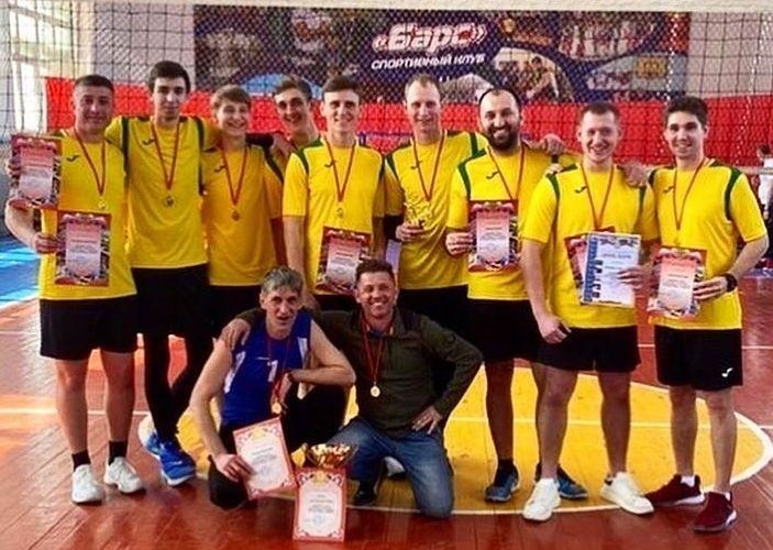 Курчанская мужская команда «Кубань» стала победителем районного турнира по волейболу 