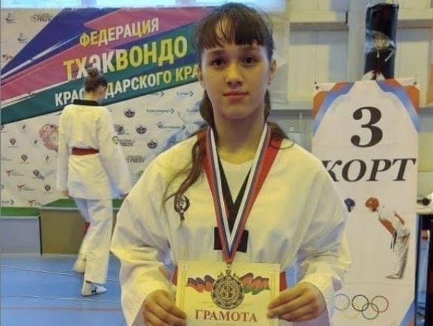 Юная темючанка Анна Бессонова завоевала «бронзу» на Первенстве Кубани по тхэквон-до