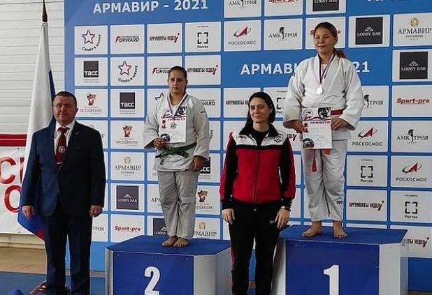 Юная темрючанка Дарья Ломака завоевала «серебро» Первенства ЮФО по дзюдо и путёвку на «Россию»