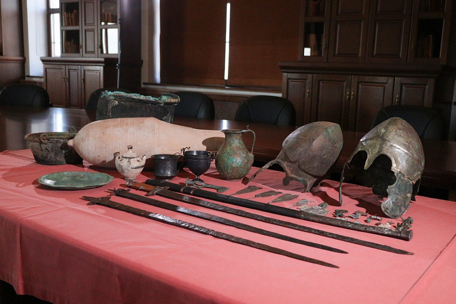 В музей-заповедник «Фанагория» поступили ценные предметы археологии, изъятые правоохранительными структурами из незаконного оборота 