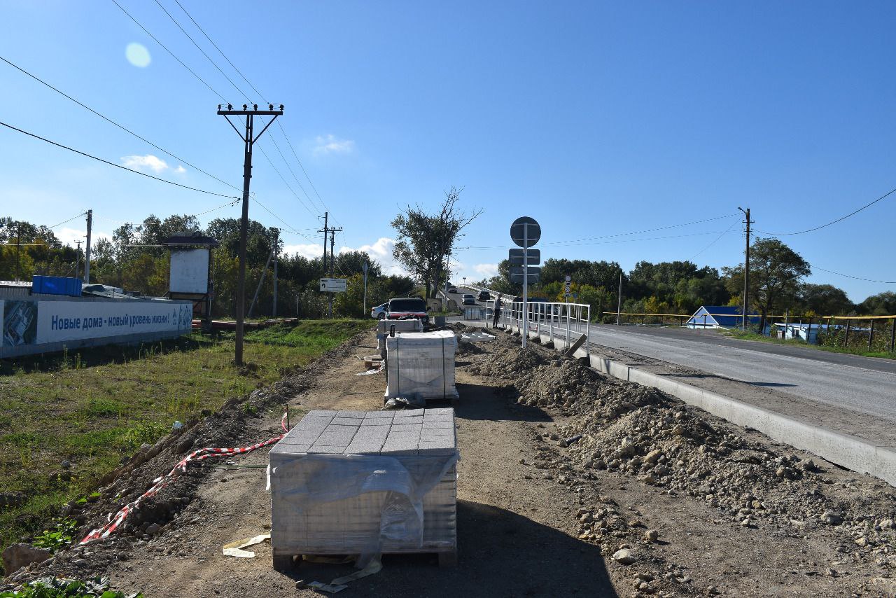 В Темрюке за «старым» мостом через Кубань появится тротуар