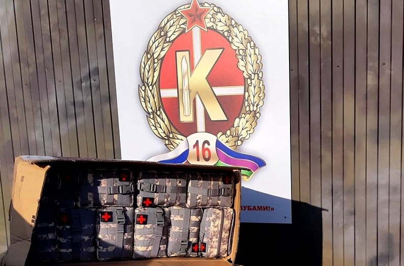 Темрюкские казаки отправили бойцам на СВО спецаптечки 