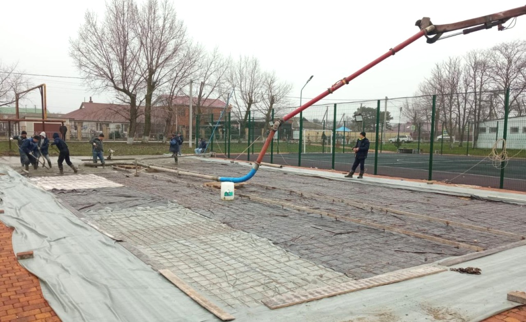 В посёлке Волне началось строительство скейт-площадки