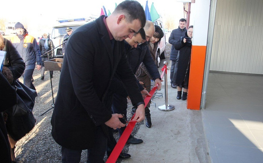 В Темрюке открыли новое здание филиала Краснодарской краевой аварийно-спасательной службы «Кубань-СПАС»