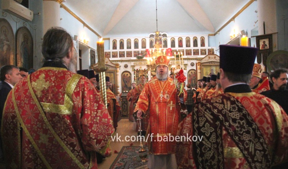 Епископ Новороссийский и Геленджикский Феогност провёл в станице Тамани праздничную Божественную литургию