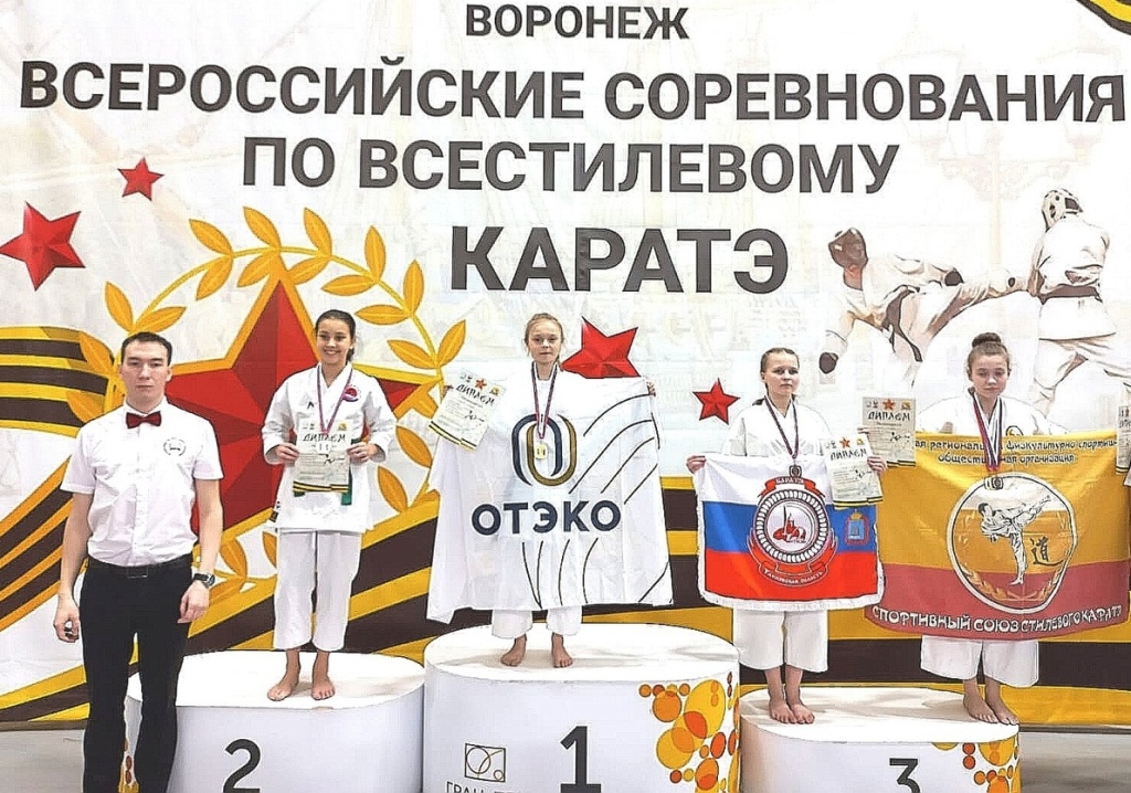 Юная таманская каратистка Милана Кряхова стала чемпионкой России! 