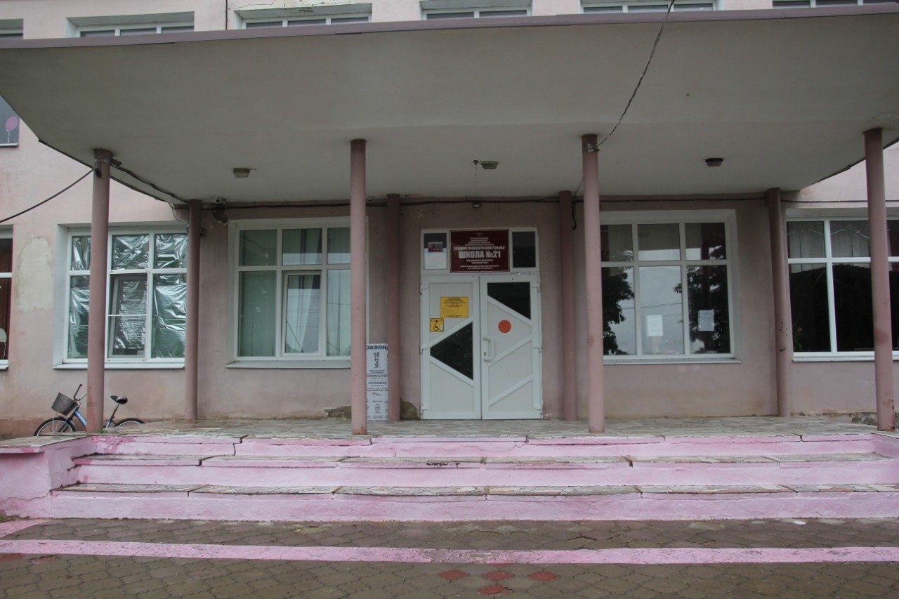 Летние ремонты школ Темрюкского района: СОШ № 21 в Голубицкой