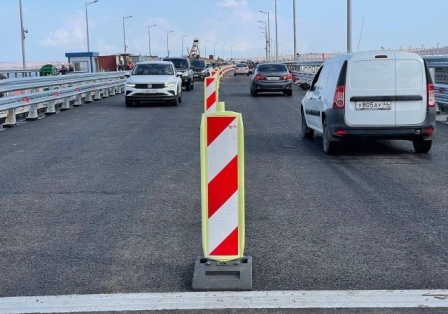 Левую часть Крымского моста для движения автомобилей открыли с опережением сроков 