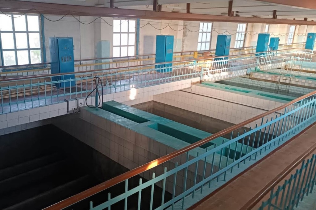 На Старотитаровском водоочистном комплексе впервые за более 50 лет с начала его эксплуатации капитально ремонтируют фильтры 