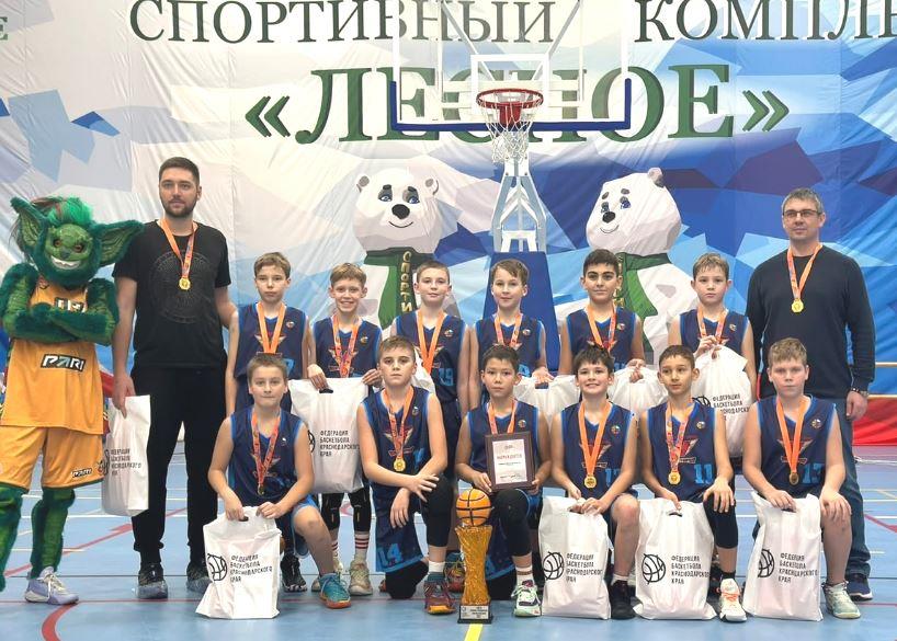 Темрюкские баскетболисты «до 12 лет» стали первыми чемпионами Кубани!