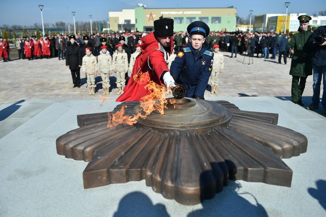 На Кубани открыли самый крупный в ЮФО Военно-патриотический центр