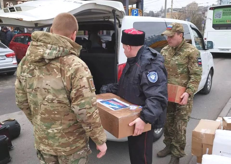 Во 2-ой половине марта казаки Кубани доставили «за ленточку» СВО более 100 тонн гуманитарной помощи